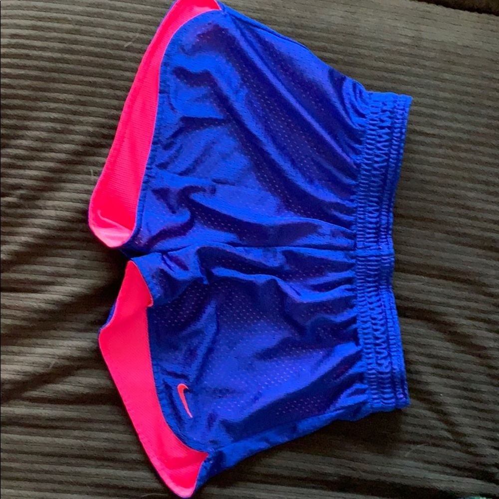 Nike Dri-fit, blue and pink mesh. Size small.